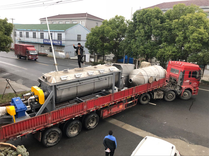 桨叶干燥机发货